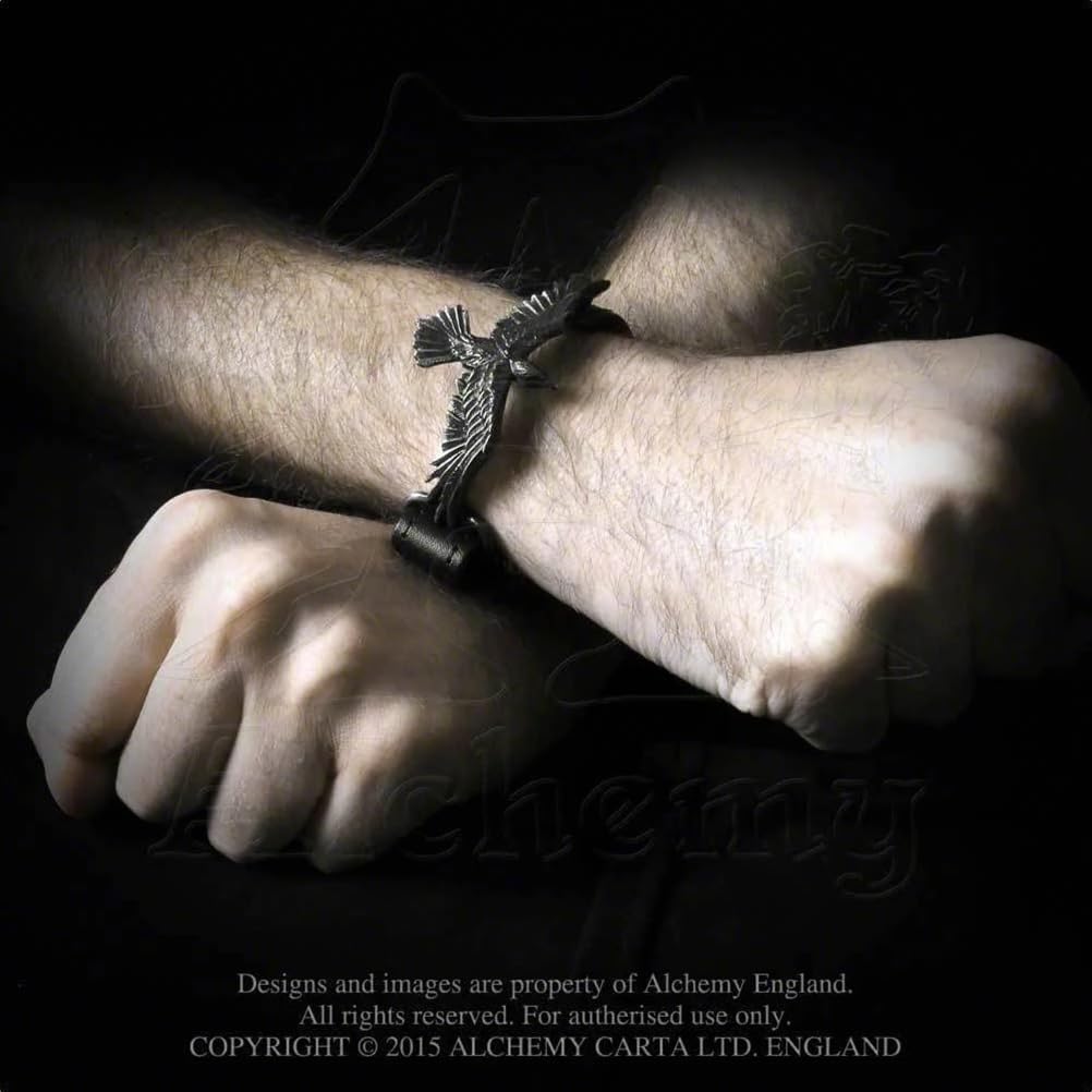 Alchemy Gothic A109 Black Consort Wriststrap