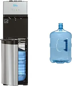Brio Self Cleaning Bottom Loading Water Cooler Water Dispenser – Limited Edition - 3 Temperature Settings with Reusable Water Bottle Container