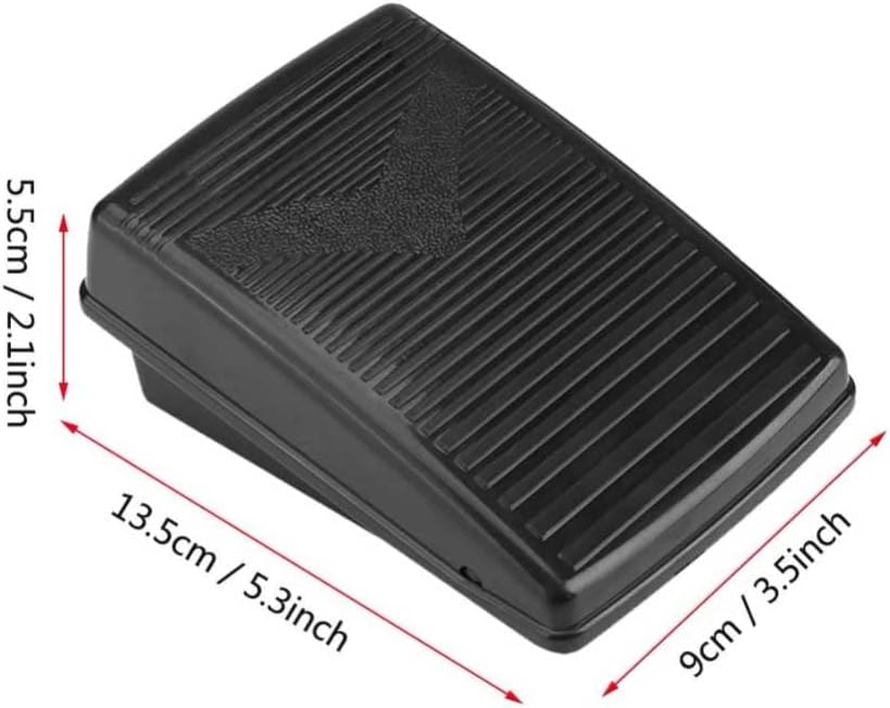 Dimensions of the Generic Sewing Machine Foot Pedal