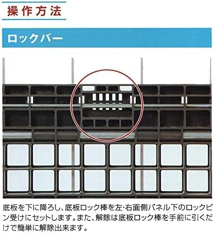 Amazon.co.jp: ロールボックス カゴ台車 MPR-1C 800W×600D×1700H (MPR