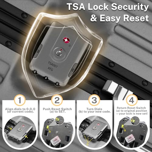 Krute Carry On Luggage 20 inch Aluminum Frame Suitcase with Spinner Wheels No Zipper PC+ABS Hardshell Luggages TSA Lock Zipperless Suitcases2