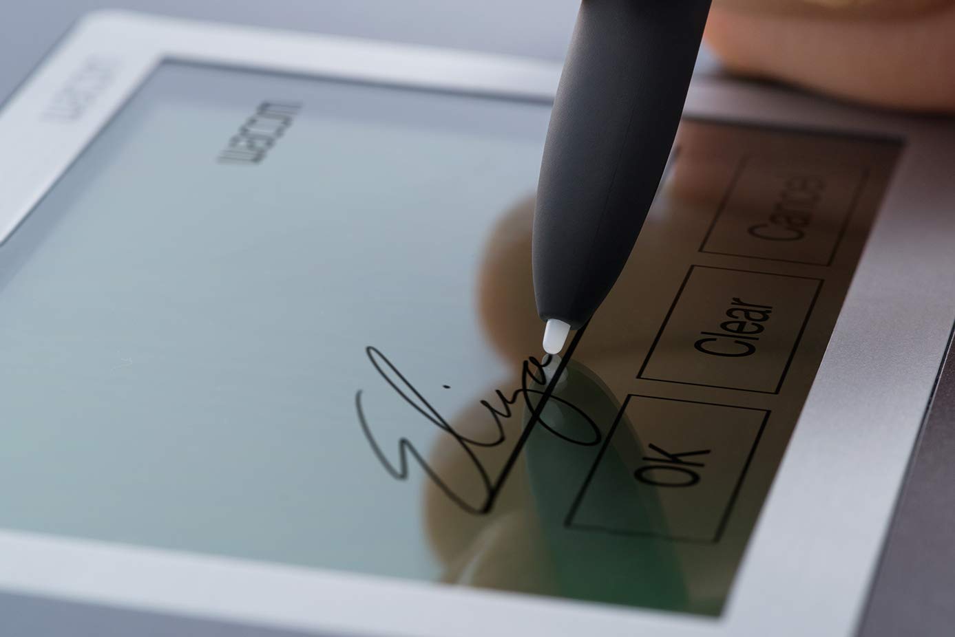 Wacom STU-430-SP-SET Signature Set (inkl. Pad/-Stift/Sign Pro PDF Software) grau