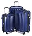 Produktbild HAUPTSTADTKOFFER - Alex - 4 Doppel-Rollen 3er Koffer-Set Trolley-Set Rollkoffer Reisekoffer, TSA, (S, M & L), Dunkelblau