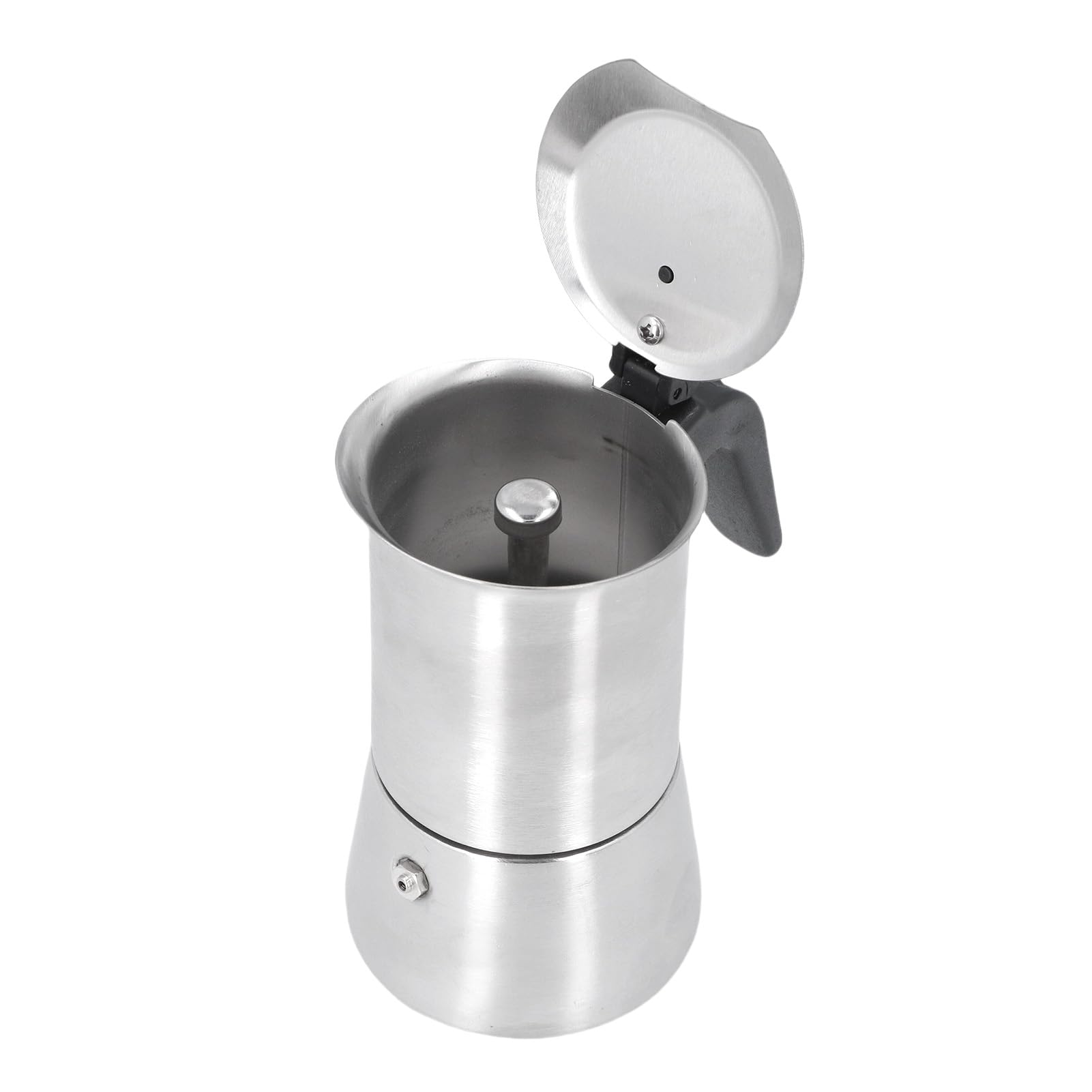 Cafetera de acero inoxidable 304 tipo percoladora para casa, 200ML