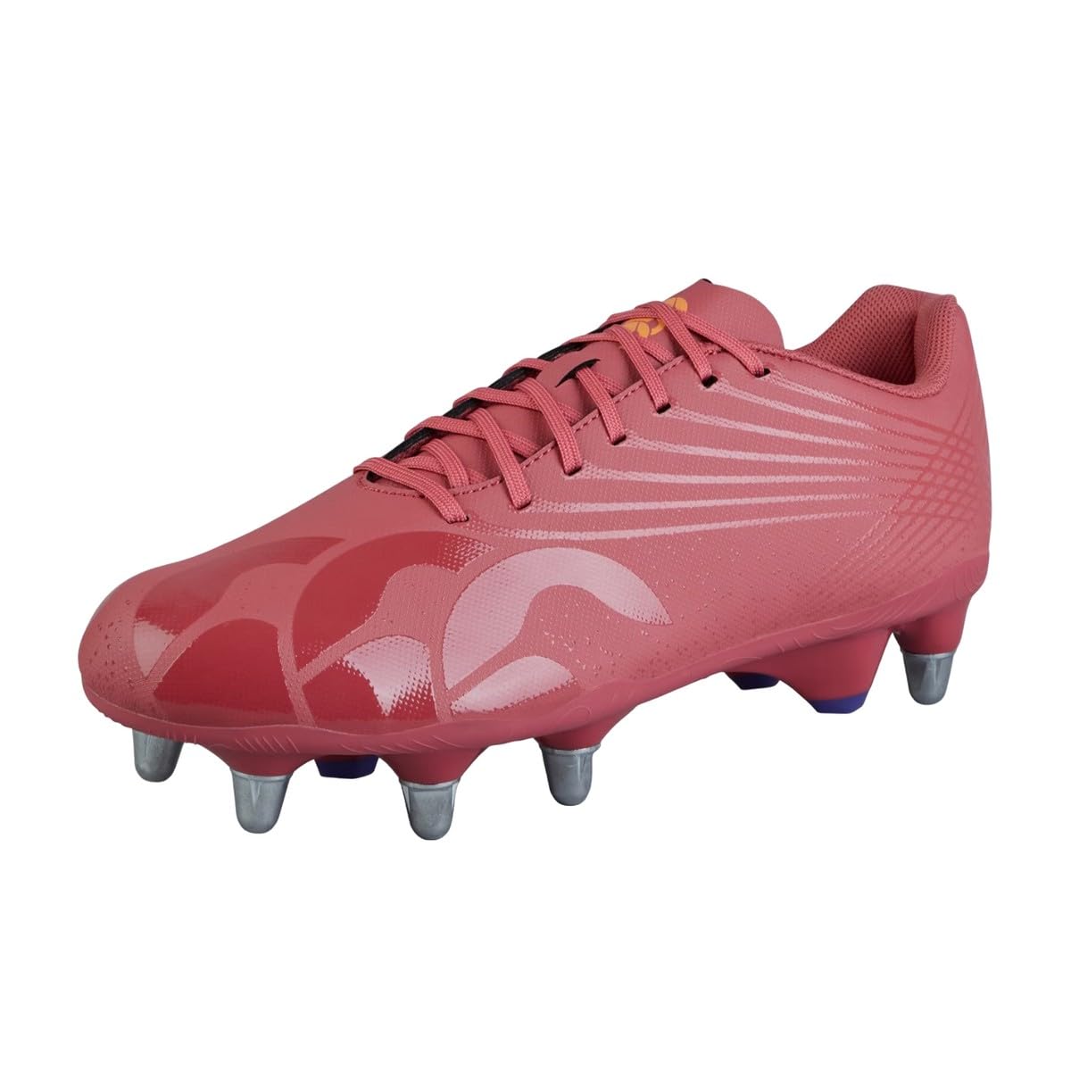Canterbury Adult Unisex Stampede Pro Team Soft Ground Rugby Boots Soft Ground Rugby Boots, Mars Dust/Org Crush/Amber Ylw, 9