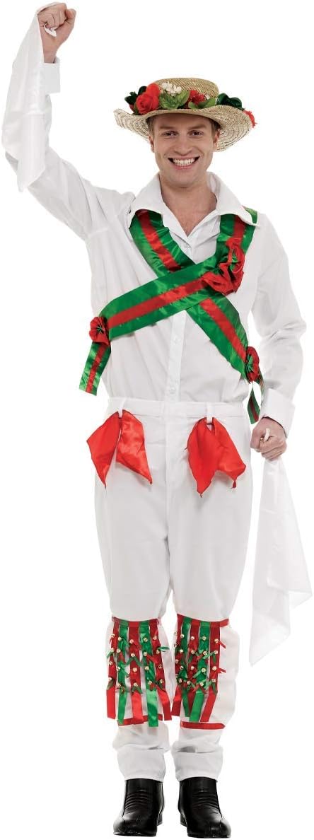 ORION COSTUMES Men's Morris Dancer Fancy Dress Costume