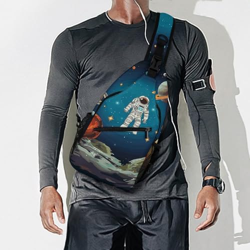 Bolso tipo sling Outer Space para ciclismo y senderismo miniatura 7