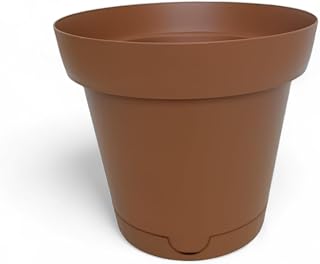| Recycled Plastic Planter for Plants Terracotta 18 x 18.5 cm Made in Italy