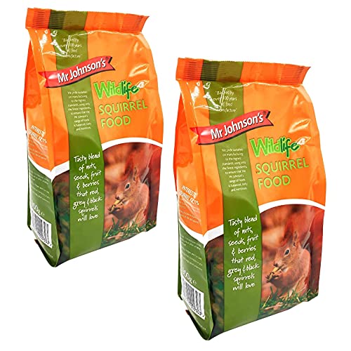 Mr Johnsons Wildlife Squirrel Food 900g x 2 Pack