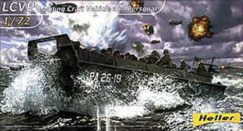 HellerLCVP Landing Craft Military Land Vehicle Model Building Kit