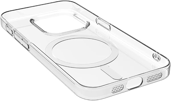 Apple iPhone 15 Pro Max İçin Kamera Korumalı Manyetik Şarj Özellikli Şeffaf Demy Sert PC Kapak