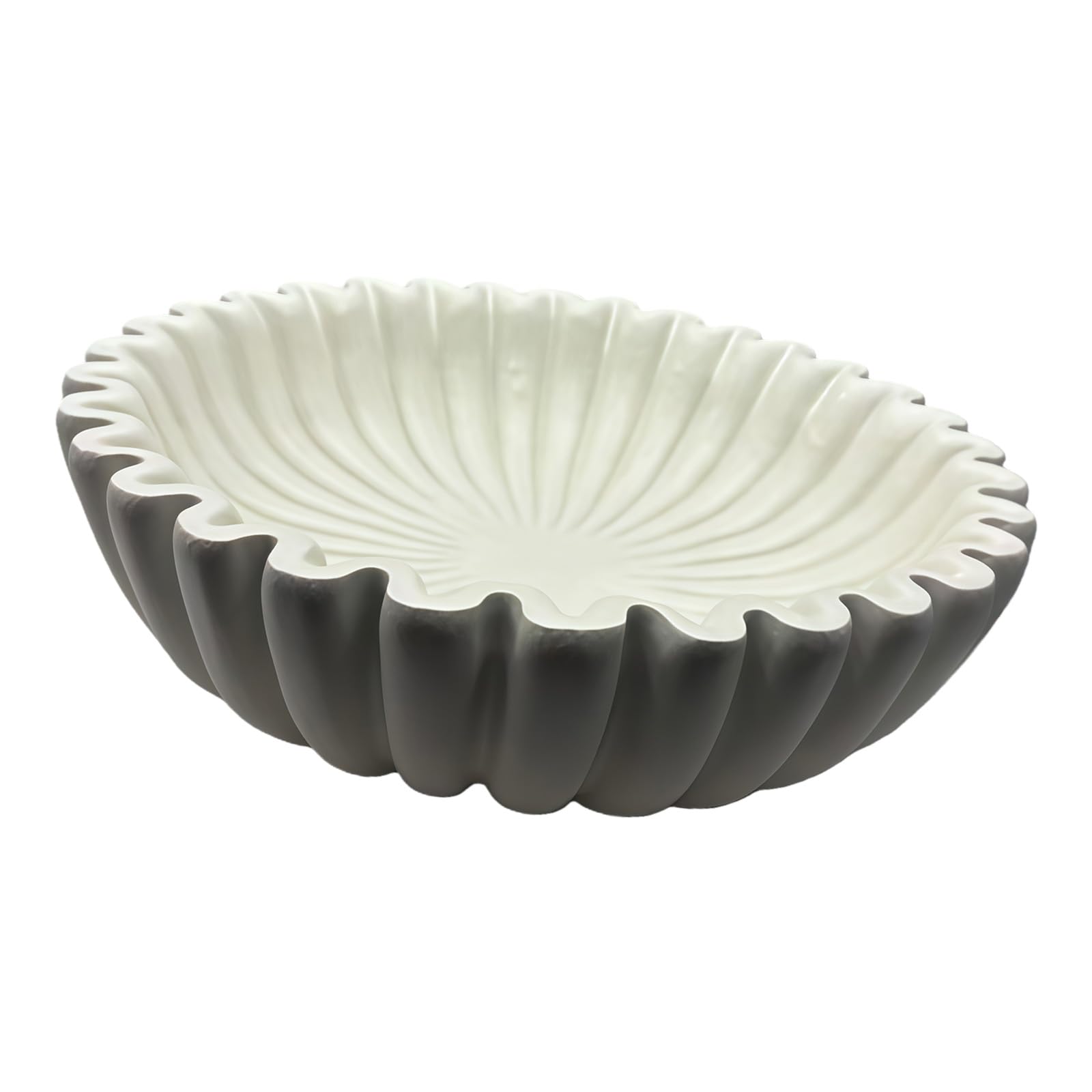 Boîte de rangement décorative en résine effet drapé pour bijoux précieux