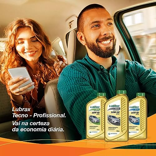 Kit Troca de Óleo e Filtro de Óleo Renaul t Sandero 1.6 8v 2007 à 2013 - Lubrax 10w40 Semissintetico