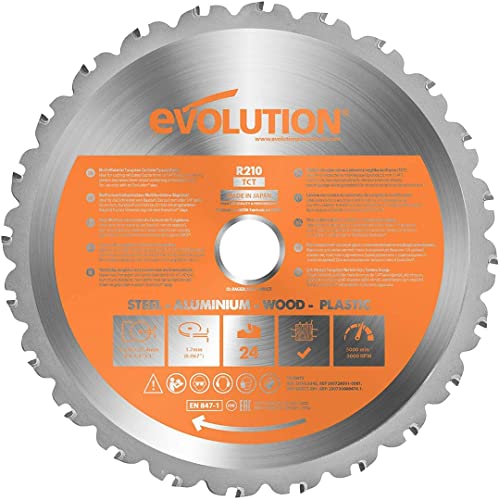 Evolution Power Tools - RAGE Lama Multiuso con Punte al Carburo di Tungsteno 210 mm