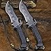 BA-KOR U.S.A 8mm thick DC53 steel 38.5CM (15.4in) (full tang) fixed knife+Nylon sheath&(5.9in) cerium igniter, suitable for outdoor hunting, camping, Jungle Survival, exploration, EDC tool knife