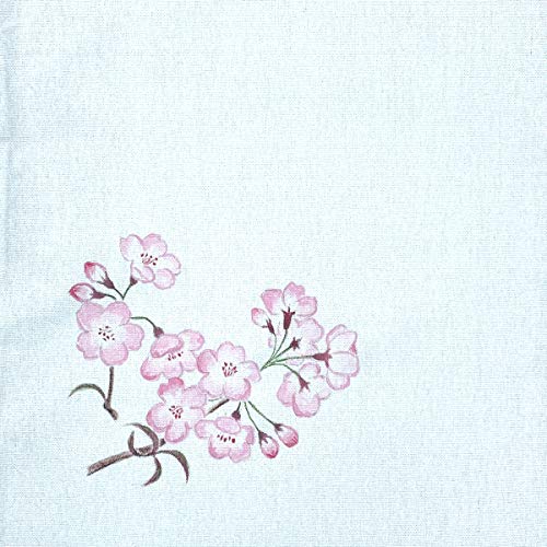 納骨袋 花柄 手書き(桜) 高級 木綿 厚手 1 袋 納骨 時の ご遺骨 骨袋 厚地 綿 骨壷の代わりに