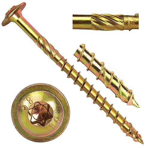 1/4 x 3-1/4 Inch Heavy Duty Lag Screws, Structural Screws