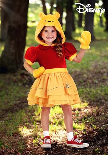 Disfraz clásico de Winnie the Pooh para niñas miniatura 2