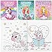 ZICOTO Fun Coloring Books for Kids Set of 3 – Cute Princess, Unicorn & Mermaid Coloring Book for Girls Ages 4–8 – Easy to Color Gift with Magical Themes for Your Creative Little Princess