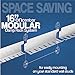 Fulton Woodworking Tools Modular Clamp Rack Assortment with 1 each F-Clamp Rack •1 each Bar/Parallel Clamp Rack and 1 each Pipe Clamp Rack Included, Quick to Align •Pre-Drilled 16 inch on Center