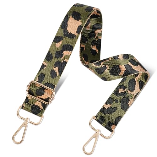 Image of chushui Leopard Print Purse Strap for Women,Adjustable Crossbody Bag Strap