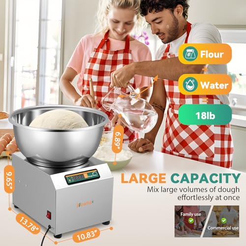 Newhai-Commercial-Dough-Mixer-18LBS-750W-Stand-Mixer-Dough-Kneading-Machine-Timing-Function-Dual-Rotation-for-Restaurants-Bakery-Pizzeria-110V-18LBS8KG
