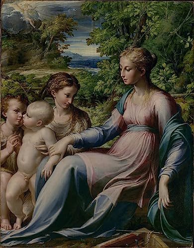 Tableau Vierge à l'Enfant Parmigianino Décoration Chambre