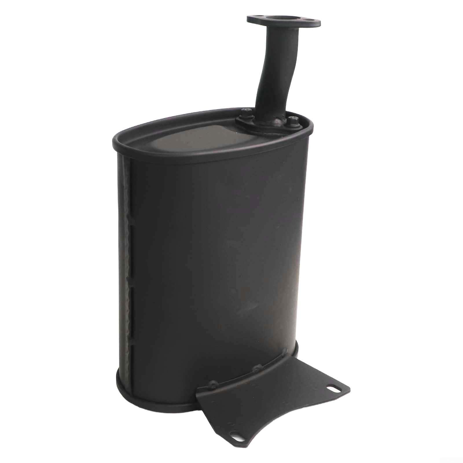 Evenoonest Lawn Mower Muffler, Robust Metal Exhaust Part for Honda for GX340 for GX390 for PREDATOR for CHAMPION Generator Low Noise Black 1 Unit