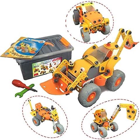 Juguete de construcción 6 en 1 con 205 piezas MerCie Cover