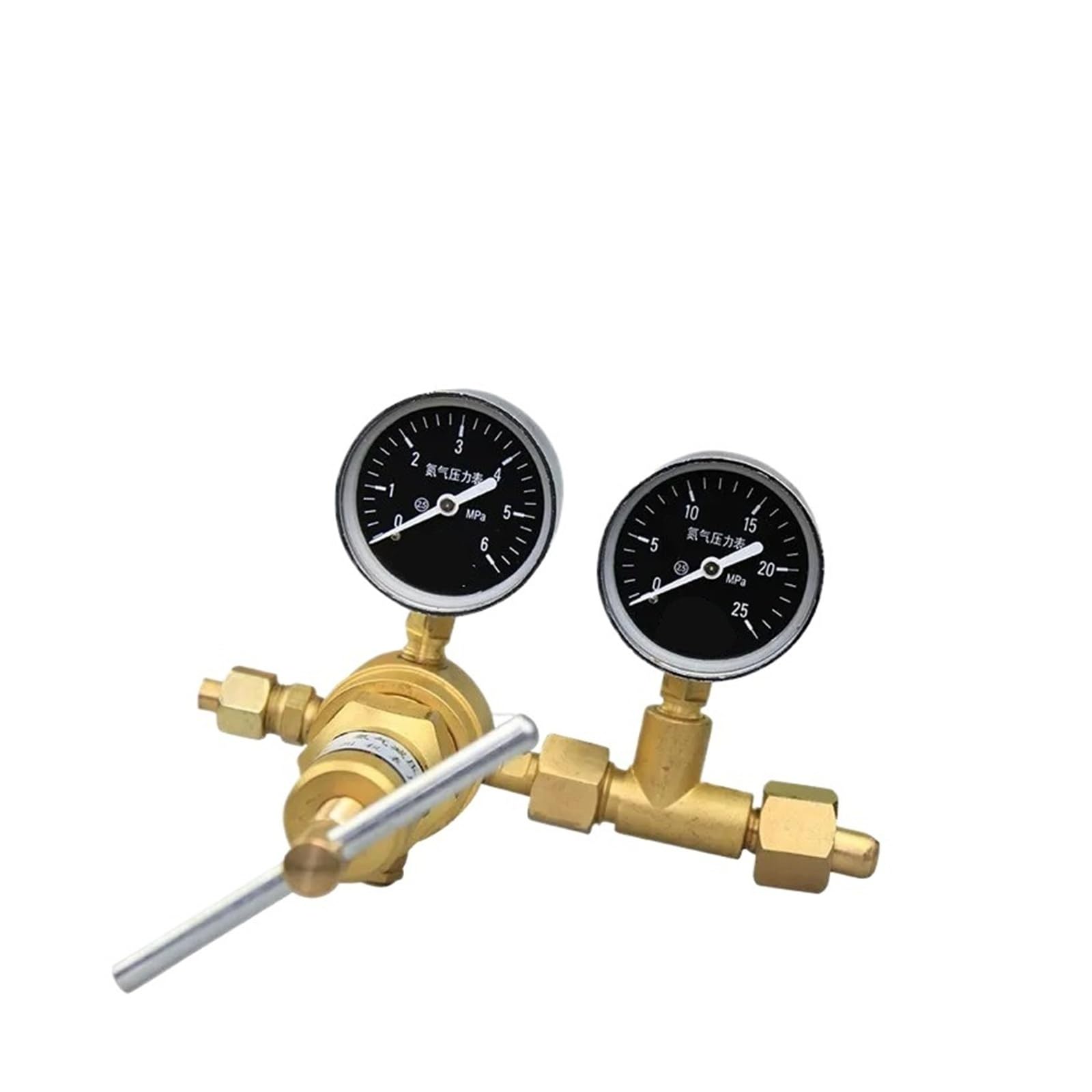 Vmvud Yqd-370 Nitrogen Pressure Reducer 6 * 25Mpa High Pressure Reducing Valve Nitrogen Gauge