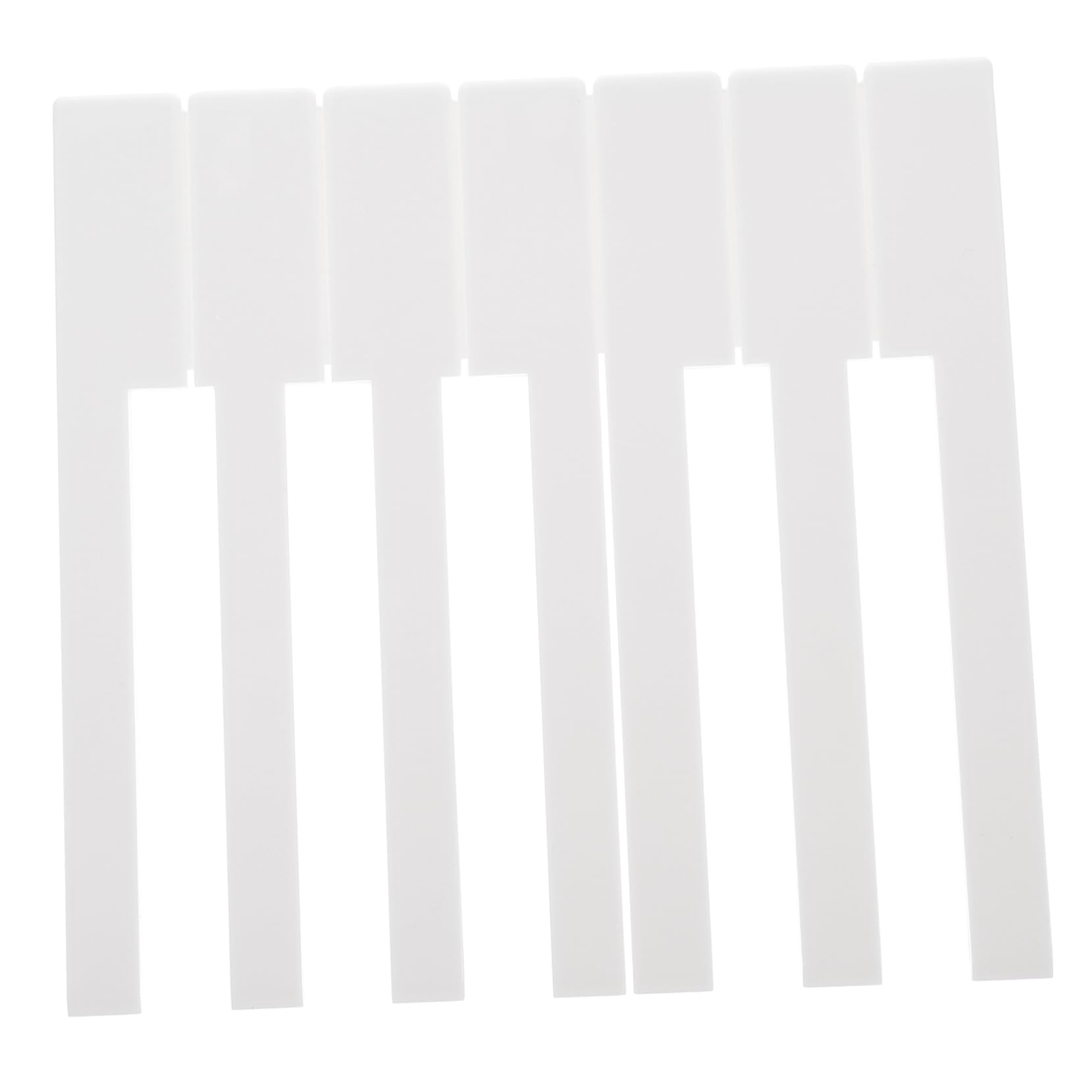 Kisangel Kit 52 Pezzi Tasti di Ricambio Pianola per Pianoforte Verticale in Acrilico Strumenti Riparazione Professionale e Uso Personale