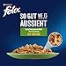 Felix So gut wie es aussieht Katzenfutter nass in Gelee, Sorten-Mix, 6er Pack (6 x 12 Beutel à 85g)