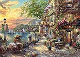Ceaco 3310-72 Thomas Kinkade French Riviera Café Puzzle - 1000Piece