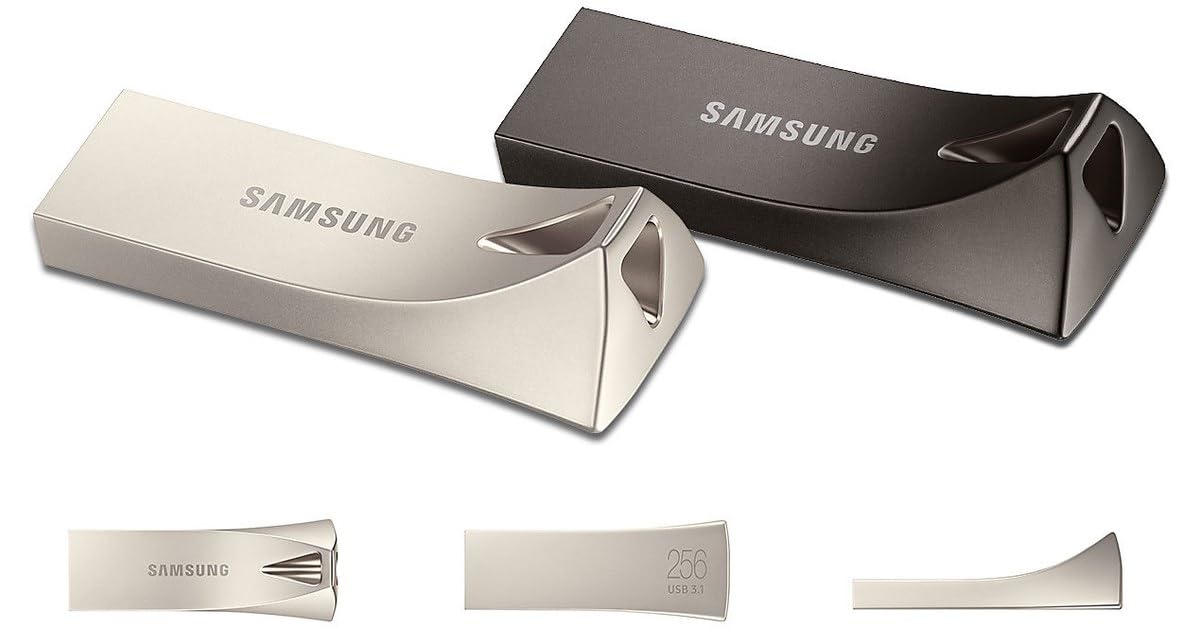 SAMSUNG - MEMORIES BAR PLUS CHAMPAGNE SILVER 256GB usb3.0