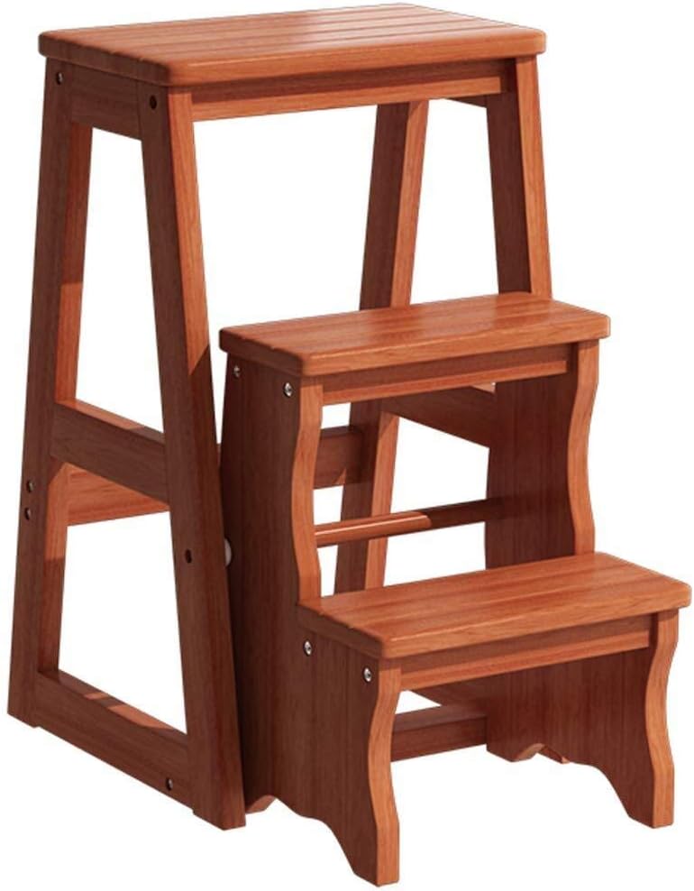 3 Steps Stairs Chair High Pedal Stool Multifunction Ascending Ladder Tread Safety Storage Shelf Home Garden Tool
