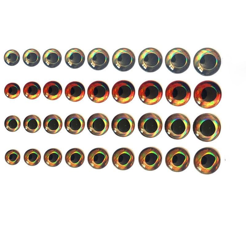 200 adhesivos oculares 4D biónicos para pesca 3-12 mm miniatura 1