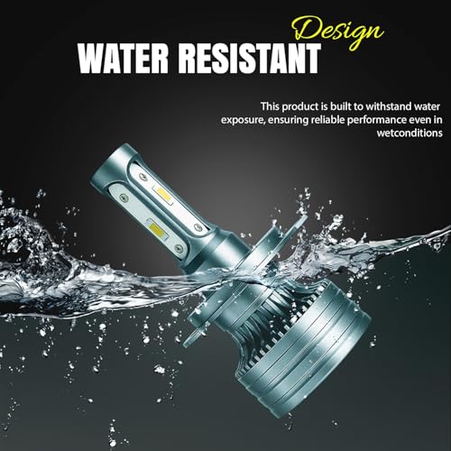 Image of OTO2EYE 130W H4 LED Headlight Bulb for Bike, Scooty & Car, 13000LM Cool White LED High & Low Beam |12V-80V | Cooling Fan | Powered by LIU HJG | Pack of 1 | 1-Year Warranty (HJG M3 mini, 130W)