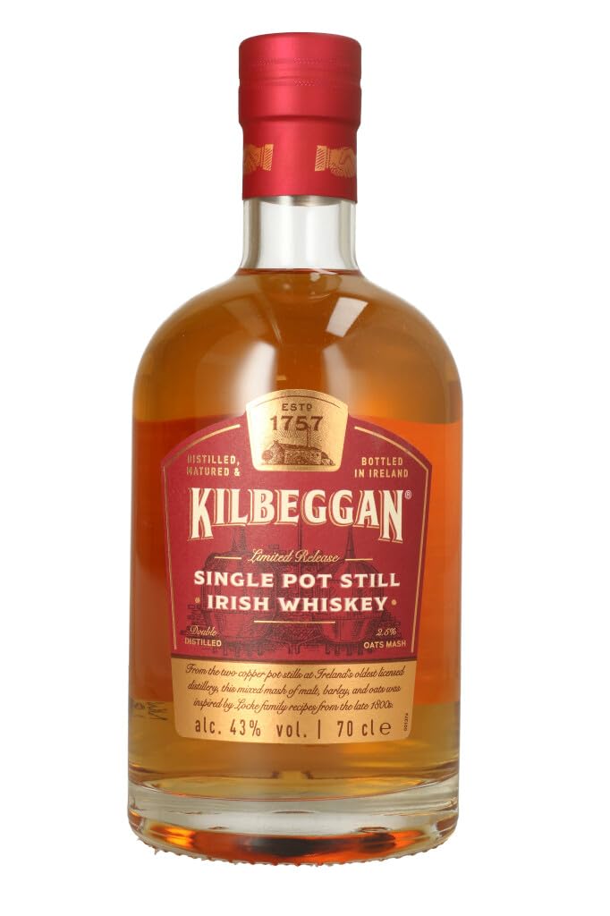 Kilbeggan Single Pot Still | Irish Whiskey | 43% Vol | 0,7l