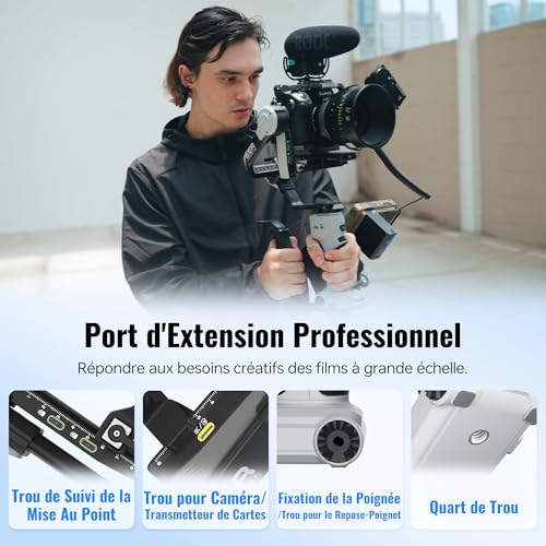Stabilisateur appareil photo Nikon Canon Sony ZHIYUN Crane 4E 3 axes - 6