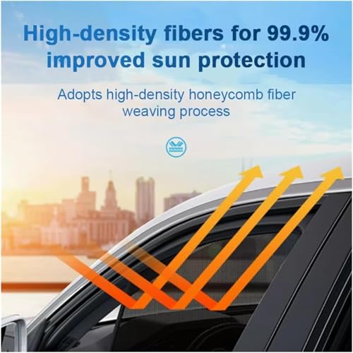 Pare-Soleil pour Voiture Toyota Noah 2001-2007 : Finie la Chaleur avec ces Rideaux Magnétiques - 3