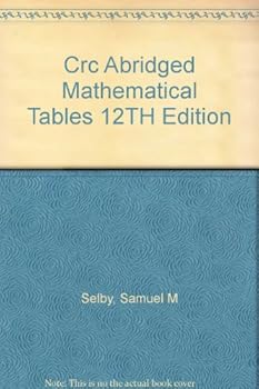 Unknown Binding Crc Abridged Mathematical Tables 12TH Edition Book