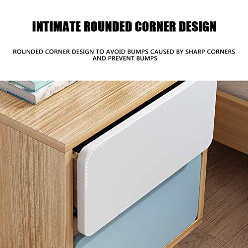 Table de chevet en bois pour chambre d'amis et table d'extrémité de salon - 5