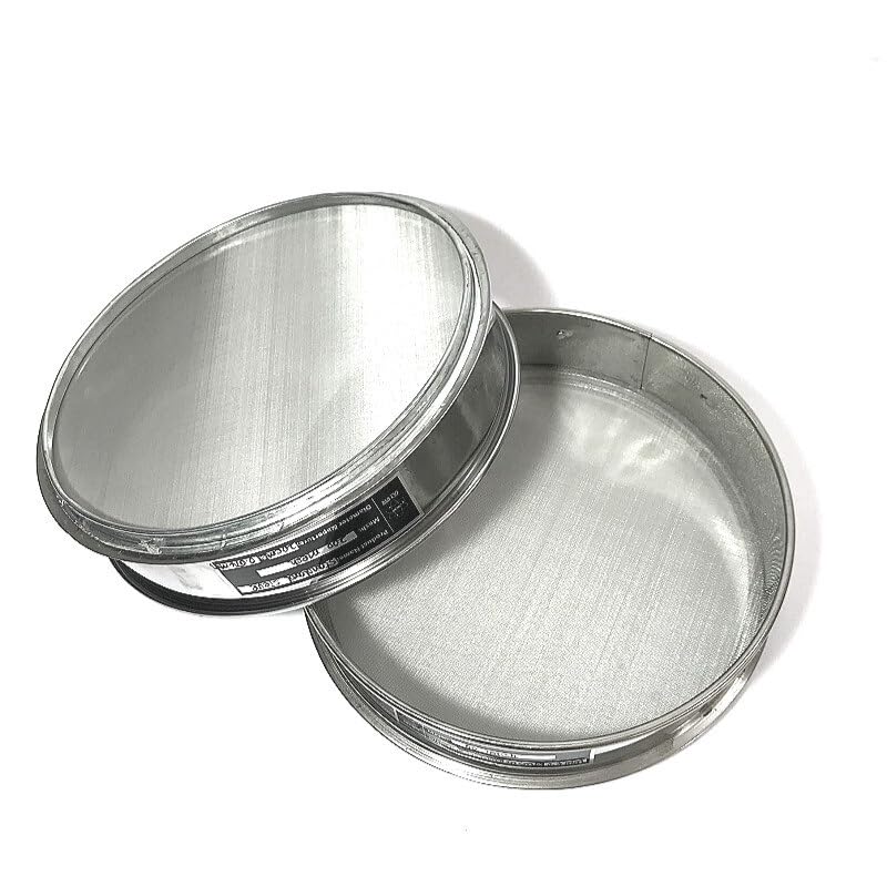 equipo de laboratorio Tamiz de harina, soja, arroz, grano, sésamo, prueba de muestra, tamiz de diámetro 25cm(10 Mesh)