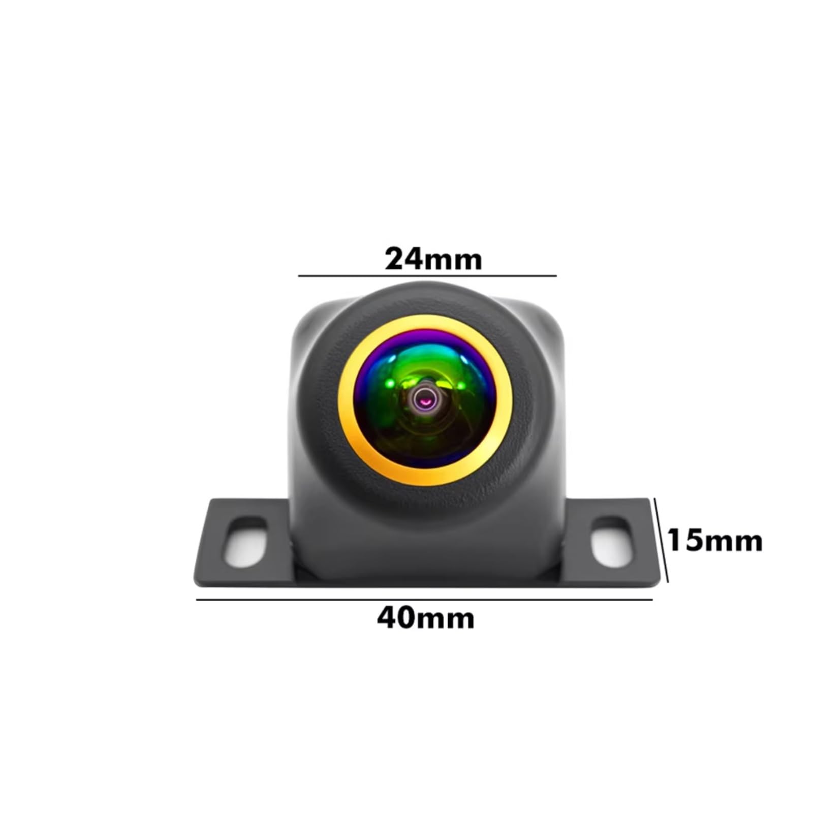 Kamera cofania AHD 1080P CVBS noktowizor IP68 wodoodporna 180 stopni obiektyw rybie oko kopia zapasowa kamera cofania monitora pojazdu kopia zapasowa (3 elementy sterujące 720P) (4 elementy sterujące