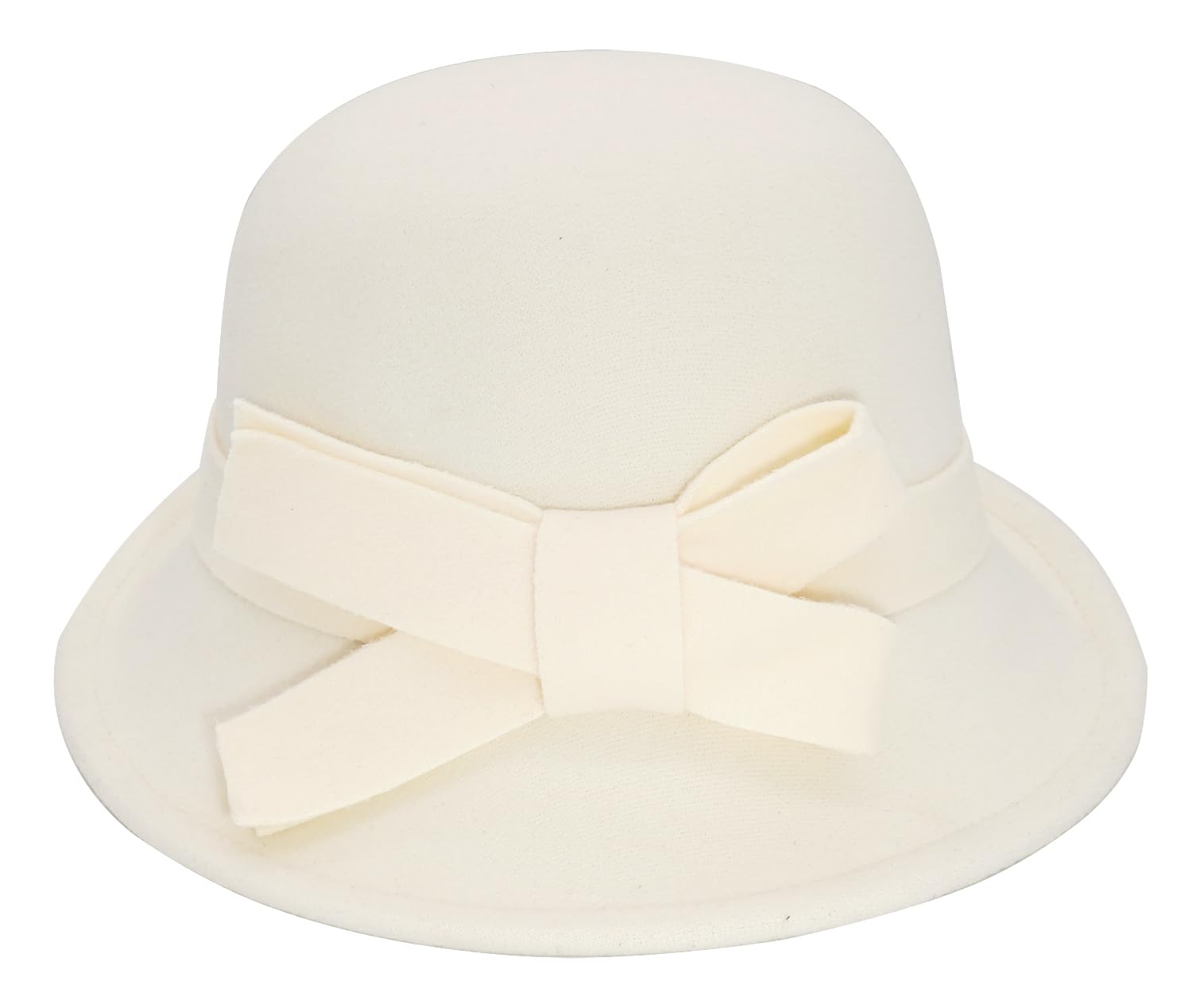 MESU Damen Vintage Filz Eimer Hut 1920S Cloche Bowler Hüte