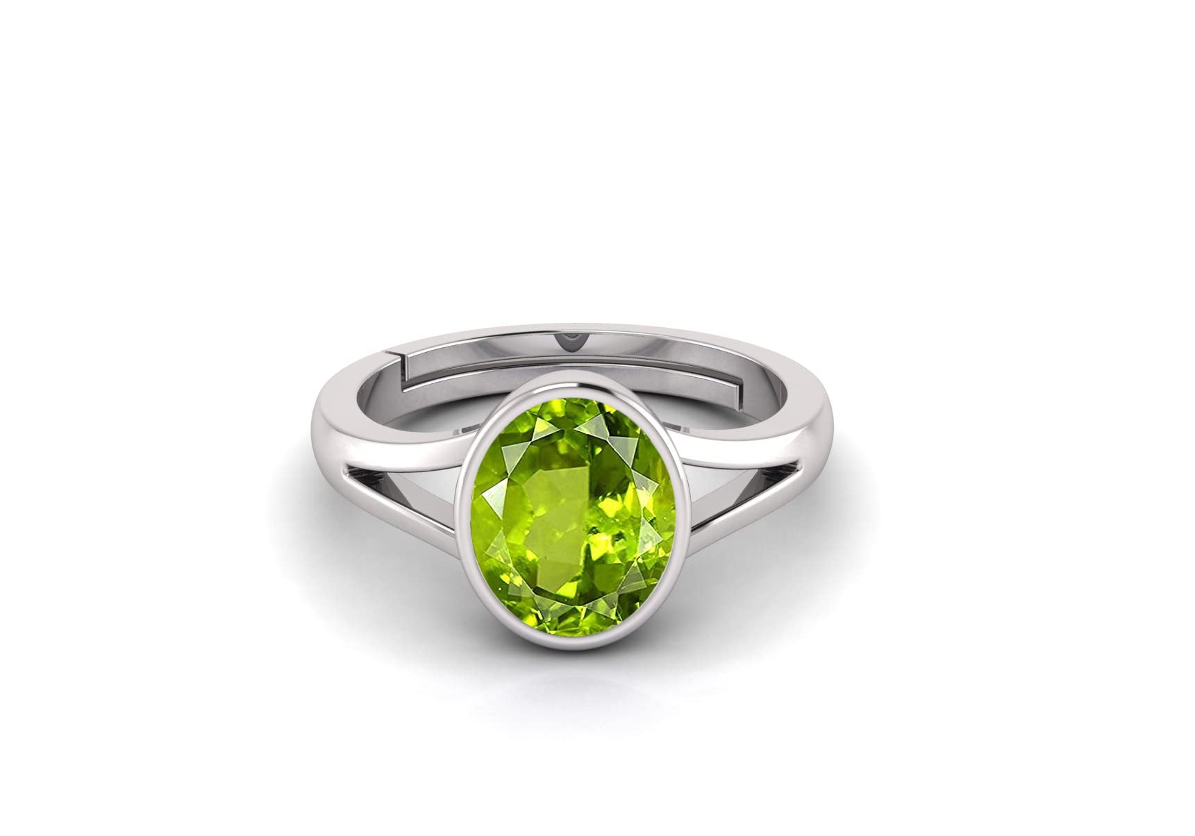 Sidhi Shree Womens Mens 7.25 Ratti Peridot Stone Original Certified Adjustable Ring with Lab Certificate (B0BD5824K8) Amazon Price History, Amazon Price Tracker