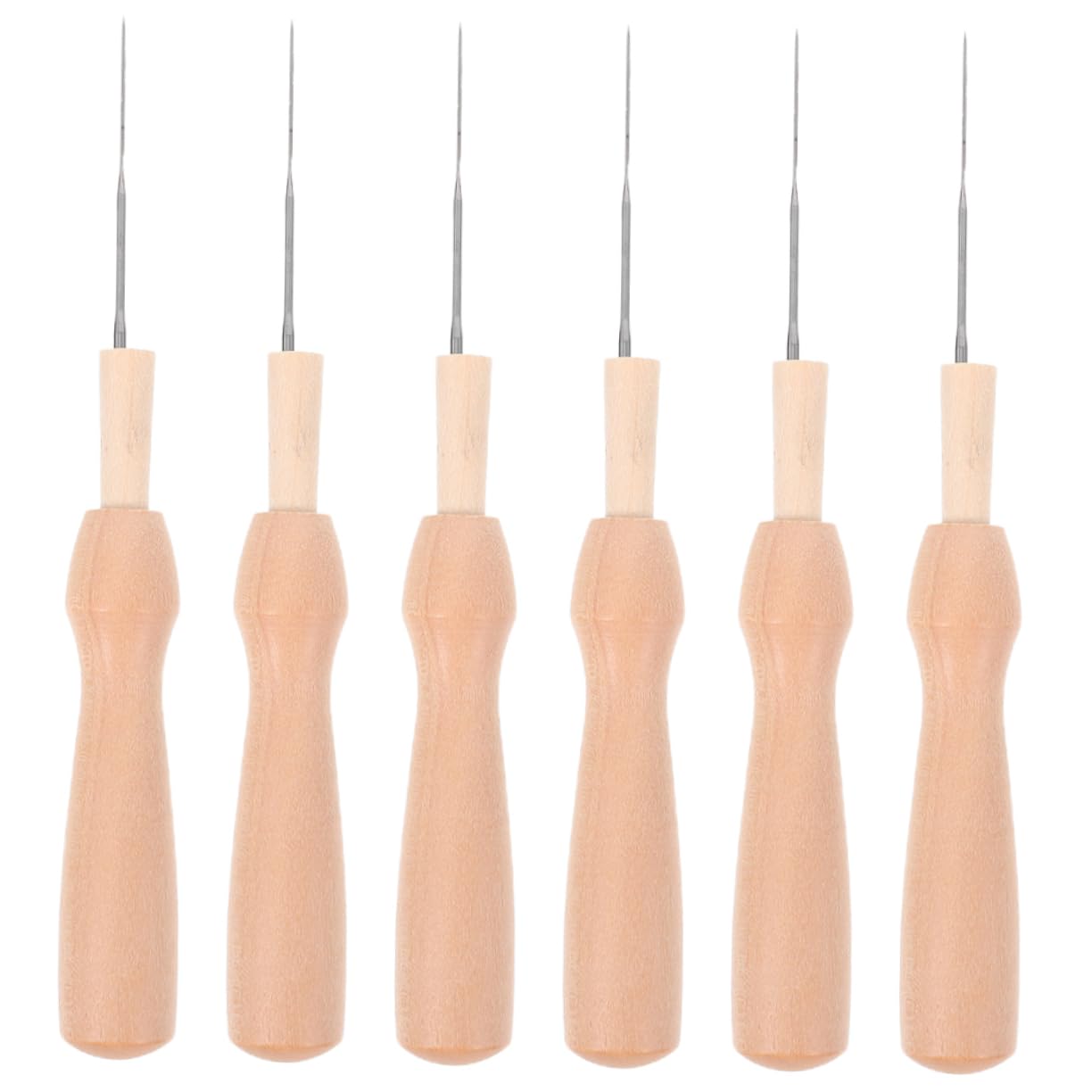 HAPINARY 6pcs Felt Needle Felting Kit Punch Needle Set DIY Felting Craft Tools for Wool Felt Embroidery Accessories