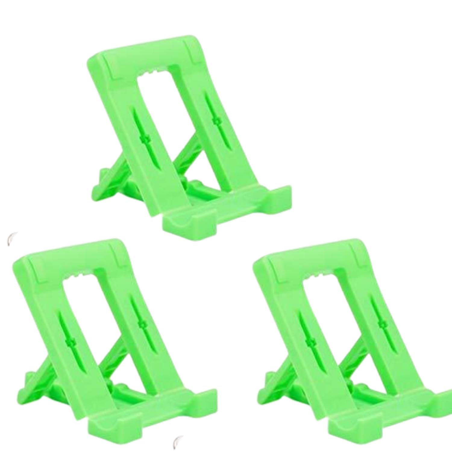 Mobile Stand, Green, 3 | Adjustable Angle, Compact Design, Portable, Plastic Build, Desk Friendly-picture-11