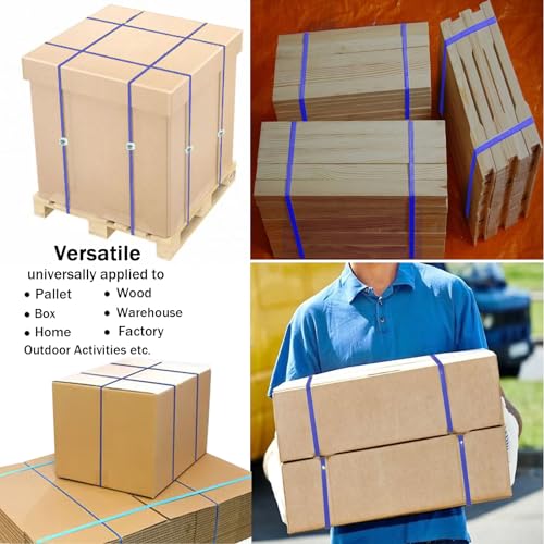 plastic packaging banding strapping kit 1234 x 50039 polypropylene straps amp 100 buckles blue