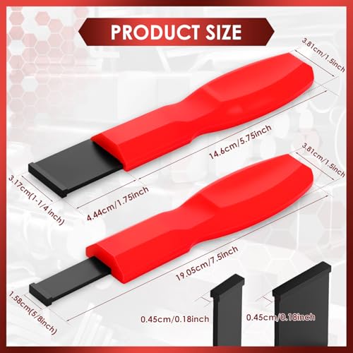 Image of 2pcs Super Carbide Gasket Scraper Tool, 1-1 /4 Inch and 5 /8 Inch Carbide Scraper Set for Metal and Automotive